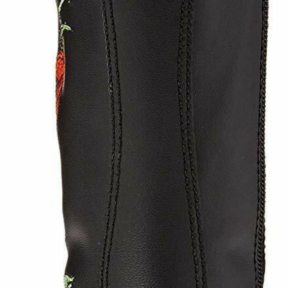 Dr. Martens Women's US 7 1914 Vonda Black Roses Softy T Leather 14-Eye Mid Calf - Picture 3 of 12